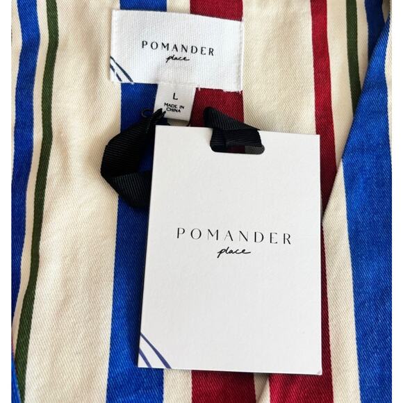 Tuckernuck Red and Blue Sleeveless V-Neck Mini Dress - Picture 4 of 10